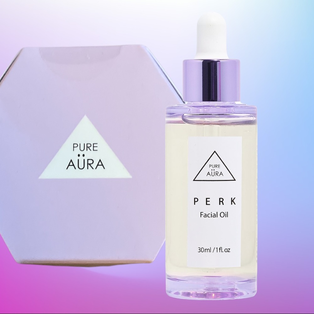 NIB PURE AURA
PURE NATURAL FACIAL OIL- PERK 30 ml/ 1fl Oz